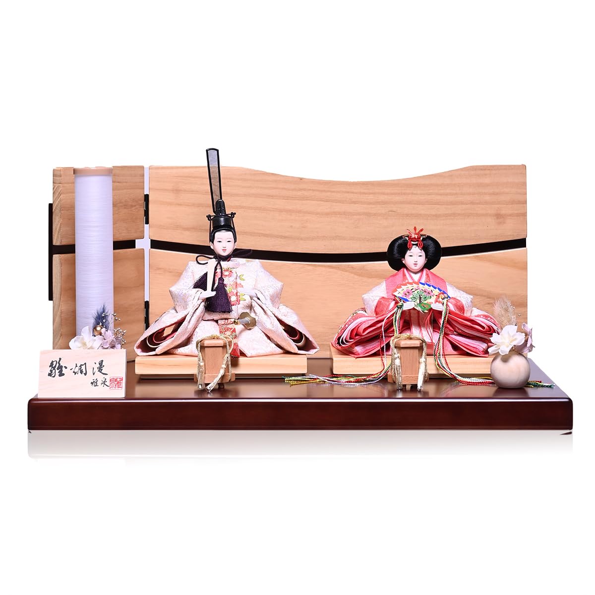 極美品 雛人形 雅泉 雛爛漫 親王飾り 紀州塗り Amazon | 【ひな人形】親王飾 平飾り 雛爛漫 芥子親王：雅泉作